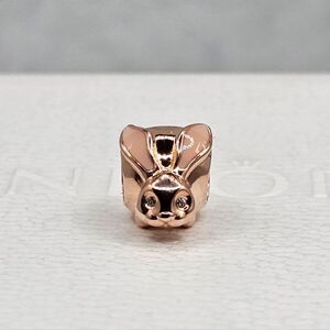🐇Authentic Pandora ⭐️RETIRED⭐️ ROSE BUNNY CHARM